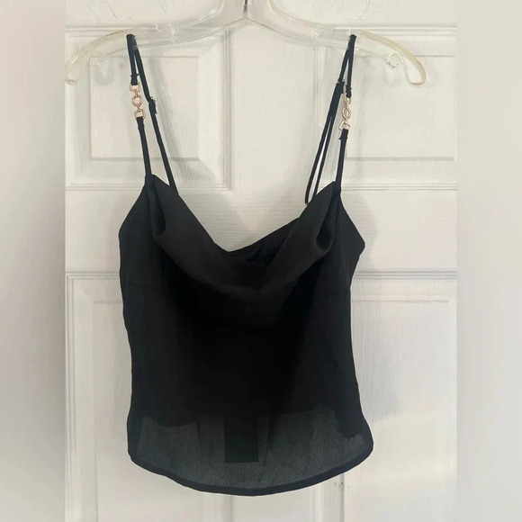 Whitefox spaghetti good without you crop top  black size small New with tags - Picture 1 of 6